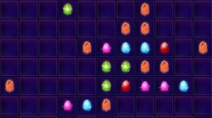 Easter Egg Lines Puzzle Game Online - Match 5 Puzzle Game