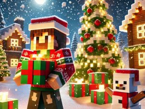 Holiday Pixel Jigsaw Puzzle