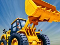 Bulldozer Crash Race Online Arcade Game