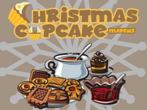 Christmas Cupcake Match 3 Online Puzzle Game
