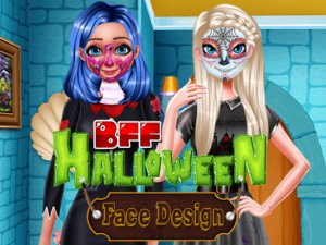 BFF Halloween Face Design - Makeup Game Online - Dress Up Game