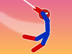 Super Hero Flip: Spider Stickman Hook Online Arcade Game