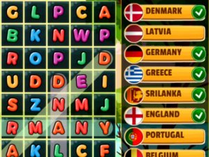 Word Search Countries Puzzle Game Word Game