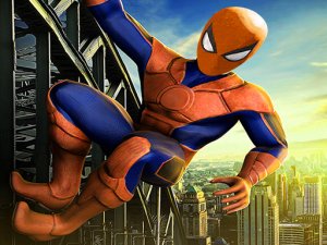 SpiderMan Skate 3D Online Arcade Game