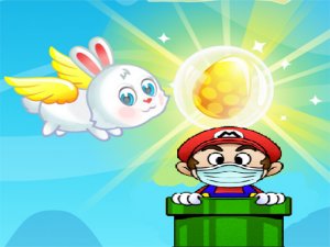 Flying Easter Bunny 2 Online Arcade Game