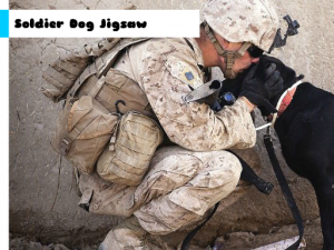 Soldier Dog Jigsaw Puzzle Game