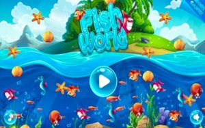 Fish World Match 3 Puzzle Game Online