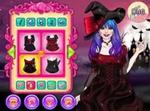 Lady Raven Gothic Dress Up Game Online Dress Up Game