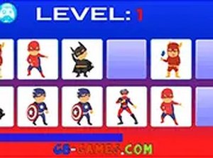 Superhero Memory Match Puzzle